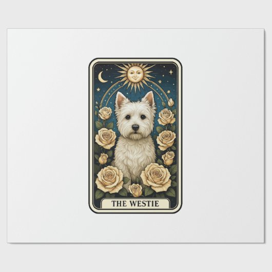 Westie Geschenkpapier (Flach)
