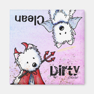 Westie Geschirrspüler-Magnet Magnet