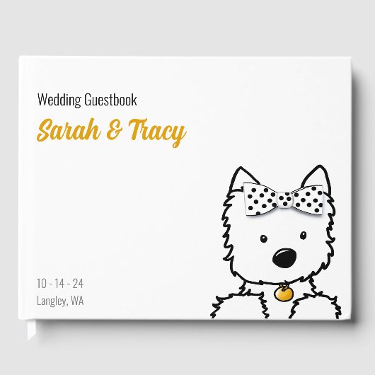 Westie Girl Gästebuch (Vorderseite)