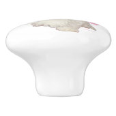 Westie Goodnight Keramikknauf (Seitenansicht)