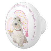 Westie Goodnight Keramikknauf (Rechts)