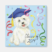 Westie Graduate Magnet (Vorne)
