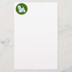 Westie Greengrass Briefpapier