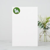 Westie Greengrass Briefpapier (Stehend Vorderseite)