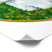 Westie Greengrass Poster (Ecke)