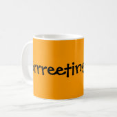 Westie Grrreetings Tasse (Vorderseite Links)