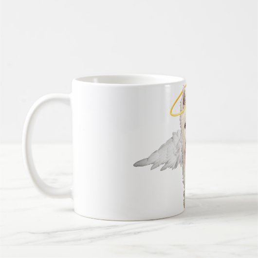 Westie Guardian Angels Kaffeetasse (Links)