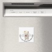 Westie Guardian Angels Magnet (In Situ (Geschirrspüler))