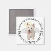 Westie Guardian Angels Magnet (Vorderseite/Rückseite)