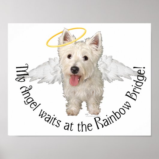 Westie Guardian Angels Poster (Vorne)