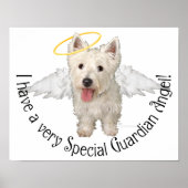 Westie Guardian Angels Poster (Vorne)