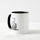 Westie Halloween Cauldron Süsse Tasse (Vorderseite Links)