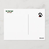 Westie - Hexe der Götter Postkarte (Rückseite)