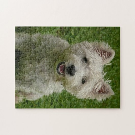 Westie Hogs Jigsaws. Puzzle (Horizontal)