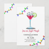 Westie Holiday Party Invitations  (Vorne/Hinten)