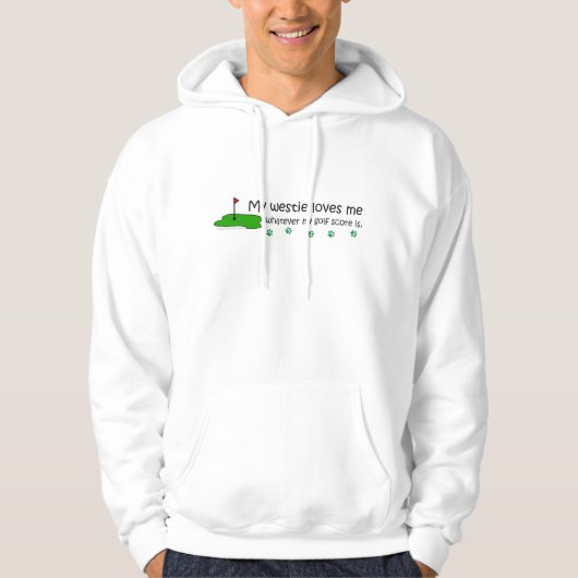 Westie Hoodie (Vorderseite)