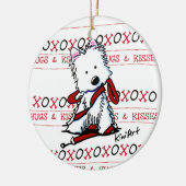 Westie Hugs & Kisses Ornament (Links)