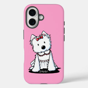 Westie Hund in Dress iPhone Case