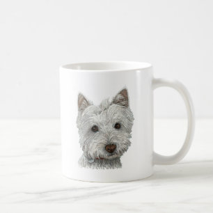 Westie Hund Kaffeetasse