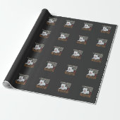 Westie Hund Liebe Typografie Geschenkpapier (Ungerollt)