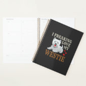 Westie Hund Liebe Typografie Planer (Anzeige)