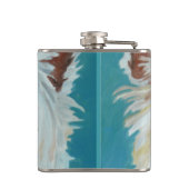 Westie Hundeflasche Flachmann (Rückseite)