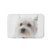 Westie Hundehaustier-Schlaf-Wolldecke oder Badematte (Vorderseite)
