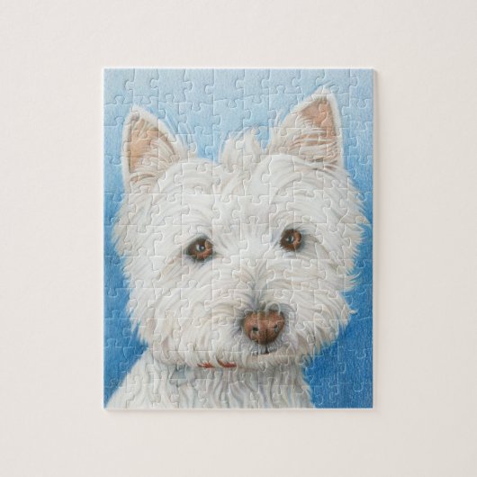 Westie Hundepuzzlespiel Puzzle (Vertikal)