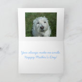 Westie I Karte der Liebe-Sie Mama-glückliche (Innenseite)