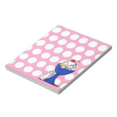 Westie Ice Cream Dog Party Notizblock (Rotiert)