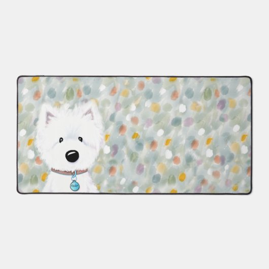 Westie Impressions Desk Mat Schreibtischunterlage (Vorderseite)