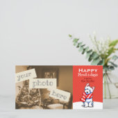 Westie Kariert Scarf Weihnachten Modernes Rotes Me (Stehend Vorderseite)