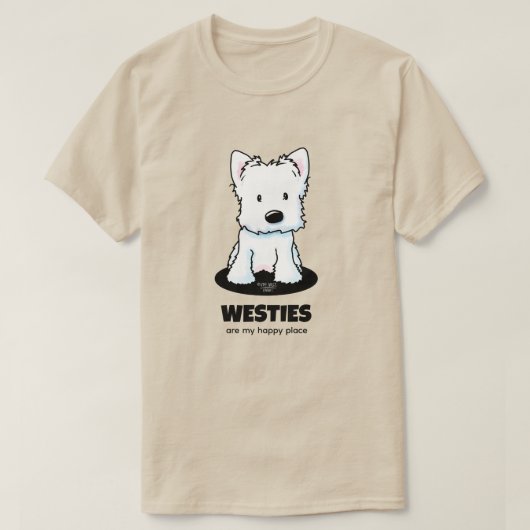 Westie KiniArt T - Shirt (Design vorne)