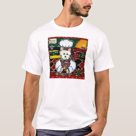 Westie Koch T-Shirt (Vorderseite)