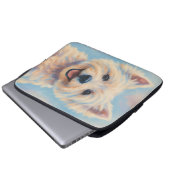 Westie Laptop Sleeve (Vorne Knopf)