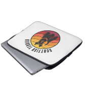 Westie Laptopschutzhülle (Vorne Knopf)