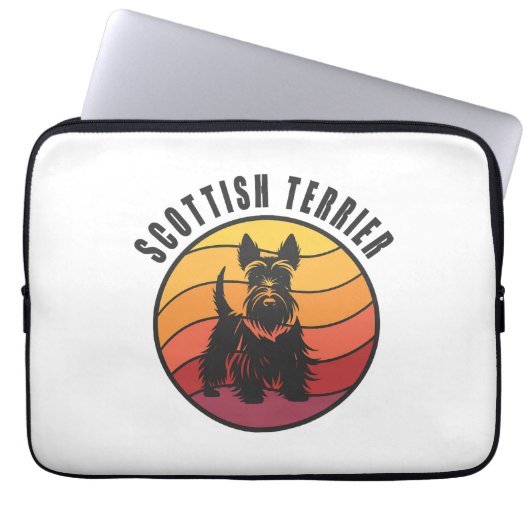 Westie Laptopschutzhülle (Vorderseite)