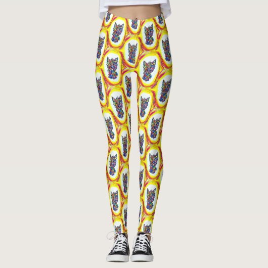 Westie Leggings (Vorderseite)