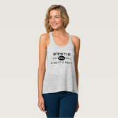 Westie Leichtathletik Tank Top (Vorderseite Vollansicht)
