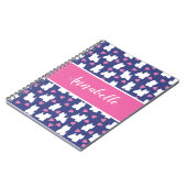 Westie Liebe Herz Spiralheft Notizblock (Linke Seite)