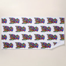 Westie Liebe Strandtuch