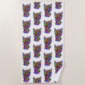 Westie Liebe Strandtuch (Vorderseite)