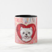 Westie Liebe Tasse (Zentrum)