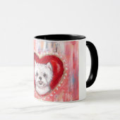 Westie Liebe Tasse (VorderseiteRechts)
