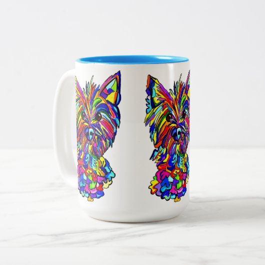 Westie Liebe Tasse (Vorderseite Links)