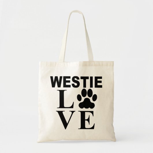 Westie Liebe Tragetasche (Vorne)
