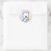 Westie Liebesbriefe Stickers (Tasche)