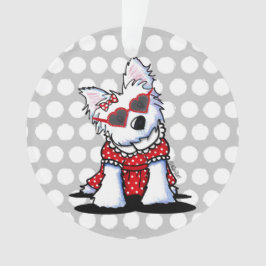 Westie Little Miss Hollywood Ornament