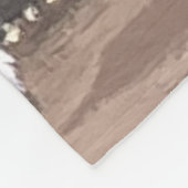 Westie Looking Out a Window Fleecedecke (Ecke)