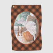 Westie Looking Out a Window Golfhandtuch (Vorderseite)